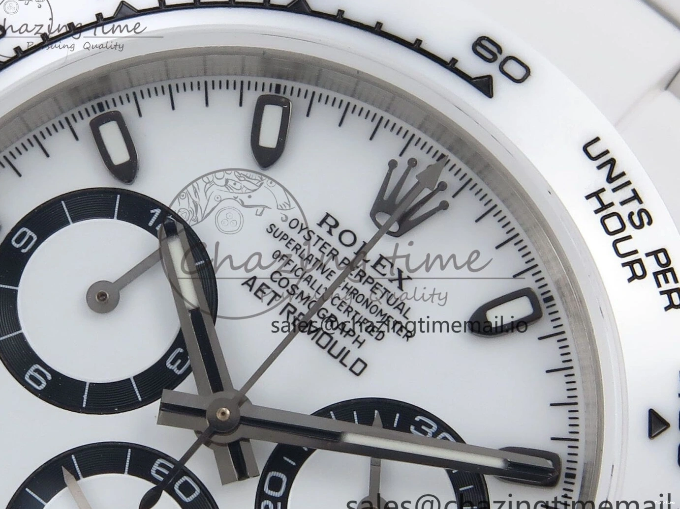 MiroTime 0319 Daytona AET White Ceramic Case and Bracelet Black Dial N6F Best Edition SA Seasonal 1195